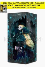 GHOULS RULE LAGOONA BLUE MONSTER HIGH SKULLECTOR DOLL 2026 SDCC MATTEL EXCLUSIVE