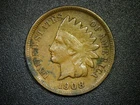 1908-S Indian Head Cent key-date! VF++ condition- very rare coin!