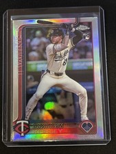 🔥DaShawn Keirsey 2025 Topps Chrome #19 Refractor Rookie RC Minnesota Twins