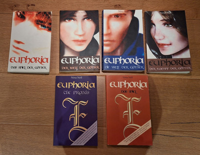 Euphoria Bücherreihe 1- 4 plus ''Das Spiel'' plus ''Die Praxis''