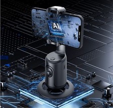 AI Face Tracking 360 Gimbal Smartphone Auto Phone Holder Vlog Stabilizer