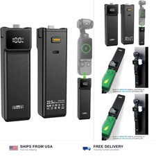 NENNEN Pocket 3 Battery Handle Compatible with DJI Osmo Pocket 3/4/4P, with D...