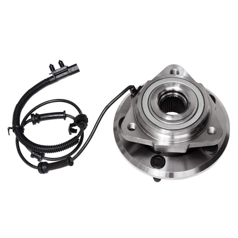 Par de bujes de cojinete de rueda delantera para Jeep Wrangler JK 2007 2008-2016 3,6 L 3,8 L 5 TUERCAS Foto 4 de 4