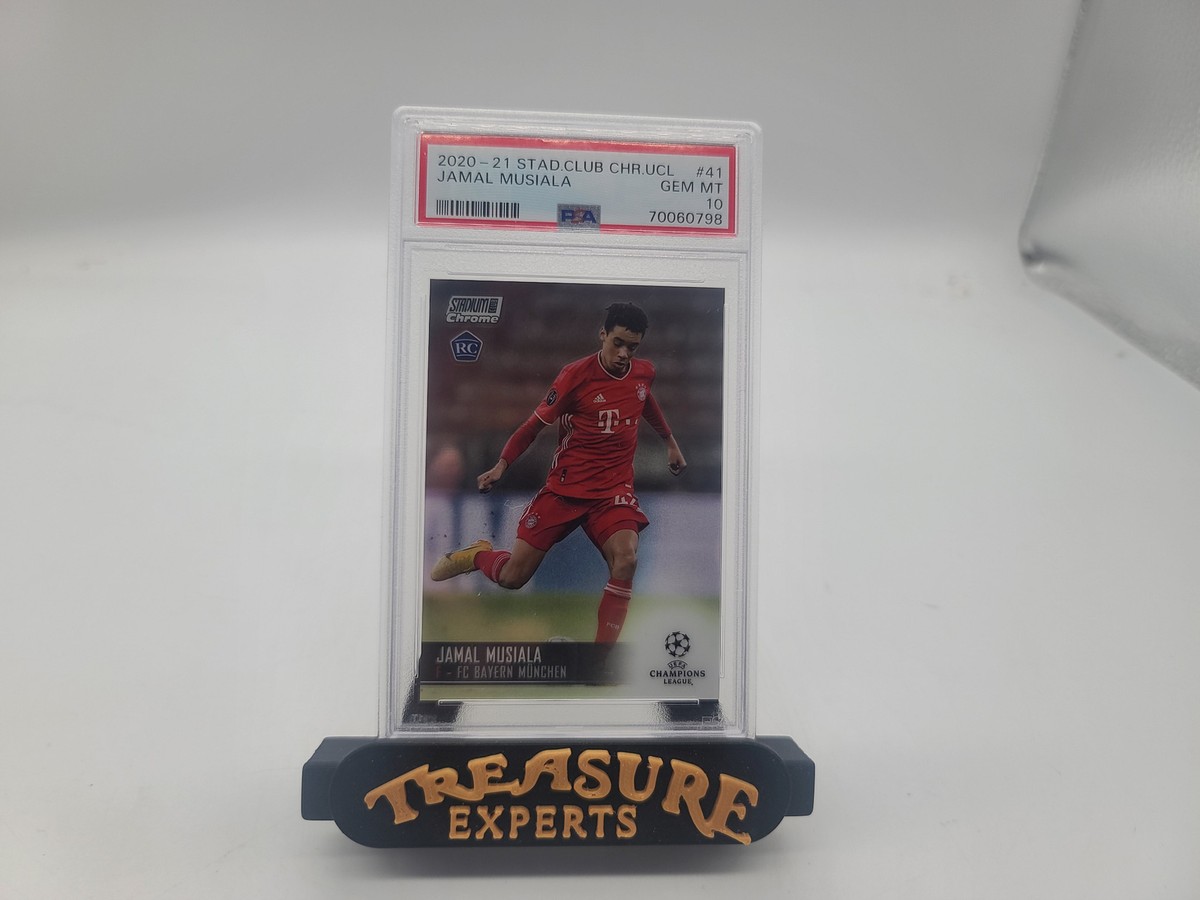 2020-21 Topps Stadoum Club #41 Jamal Musiala Rookie FC Bayern PSA