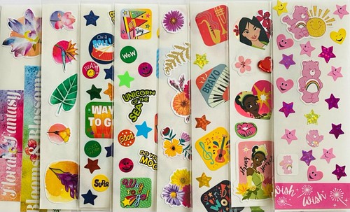 100+ Mxd STICKERS, MARVEL HELLO KITTY Winnie the Pooh FROZEN Care Bears Pokemon - Picture 16 of 22