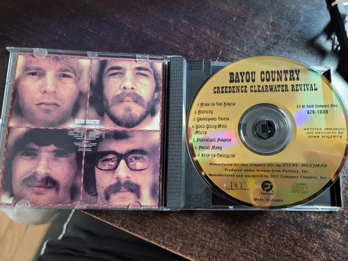 CREEDENCE CLEARWATER REVIVAL Bayou Country 24 KARAT GOLD CD 1993 DCC GZS-1038 - Picture 6 of 7