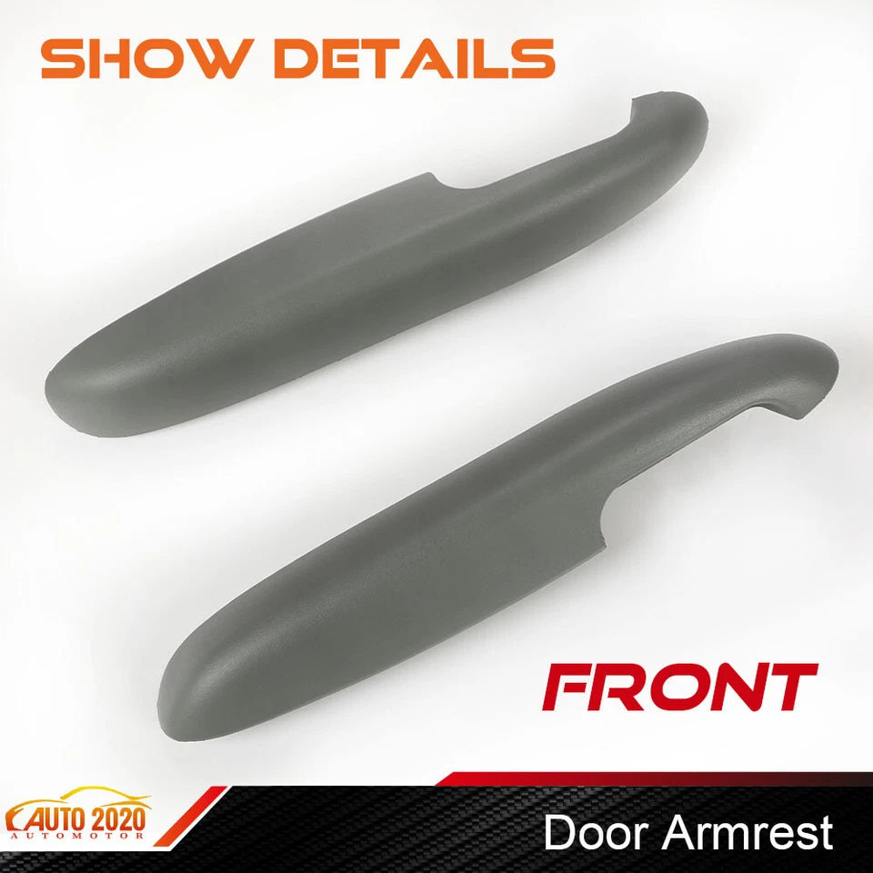 Fit For Cadillac Chevy GMC SUV Truck Door Armrest Gray Driver & Passenger Pair Foto 2 de 4