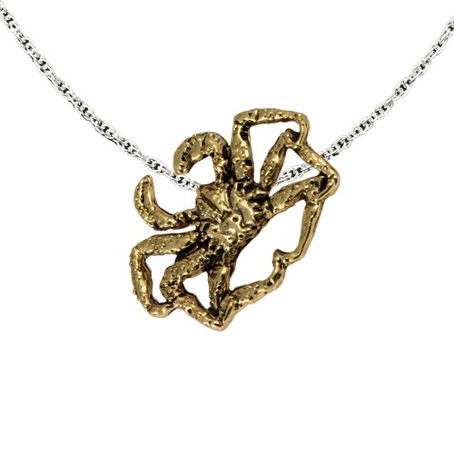 Creative Pewter Designs King Crab Necklace & Pendant, A152PEN - Picture 5 of 5