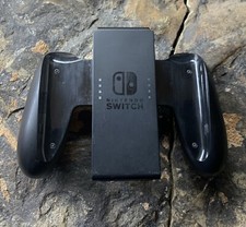 Nintendo Joy Con Controller Grips. Black. Good Condition