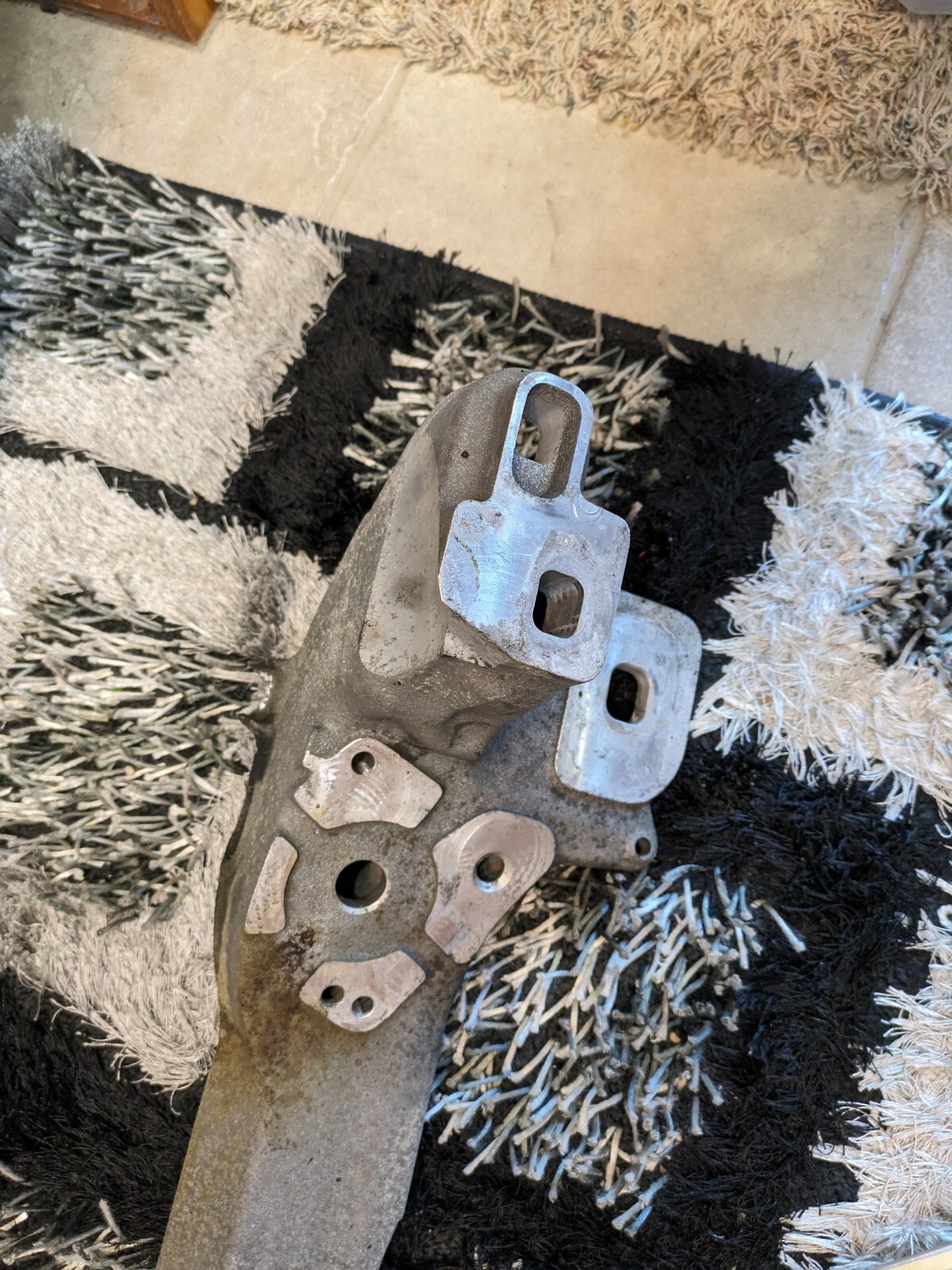 03-18 Bentley Continental GTC GT Front Engine Crossmember Mount Bracket brace