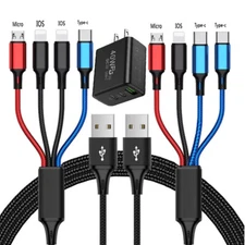 4 in 1 Fast USB Charging Cable Universal Multi Function Cell Phone Charger Cord