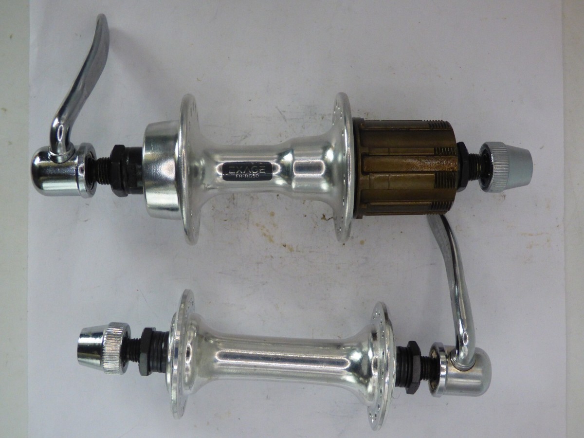 SHIMANO EXAGE FH-HG50 7-SPEED HUBSET LOW FLANGE WITH SKEWERS - 36