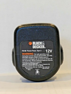 black & decker ps130 power pack