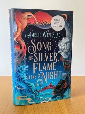 Silberlied, flammenähnlich nacht signiert Amelie Wen Zhao 1/1 besprühte Kanten - NEU