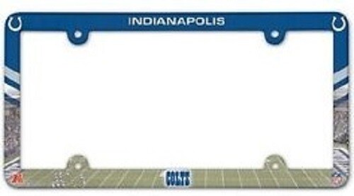 Indianapolis Colts Plastic License Plate Frame - Picture 1 of 1