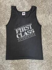 Vintage First Class Enterprises Single Stitch Tank Top Size Small Made In USA