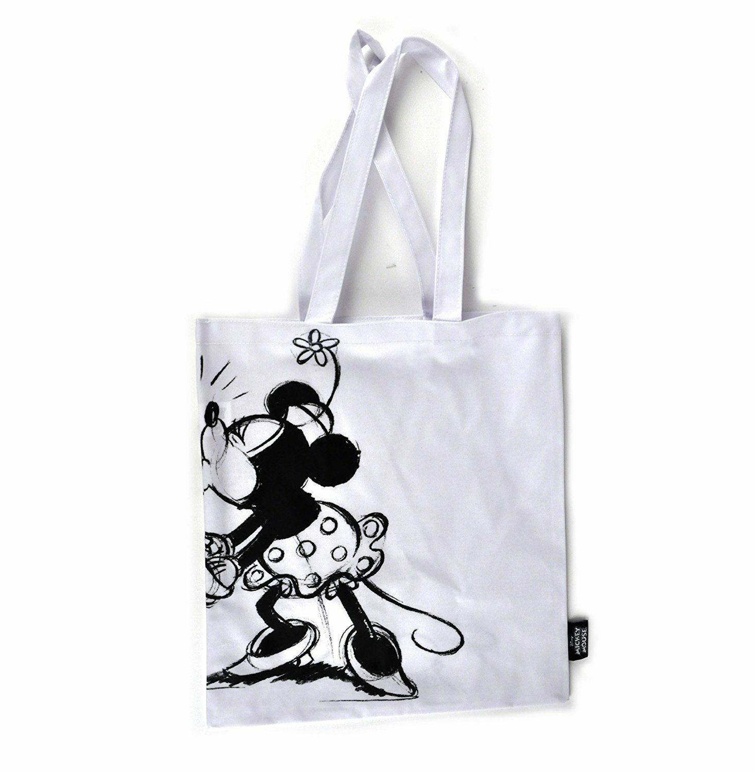 Vintage Mickey & Minnie Mouse Kissing Shopping Bag