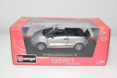 B63 1:24 BBURAGO BURAGO CITROEN C3 PLURAL CABRIO MET. GRAU NEUWERTIG IN OVP S...