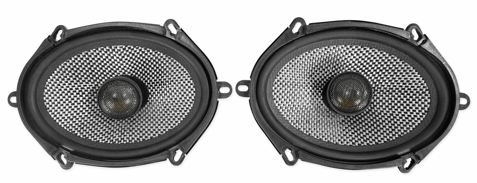 Пара автомобильных динамиков American Bass SQ 57 5x76x8 RMS мощностью 75 Вт с поворотными твитерами Neo