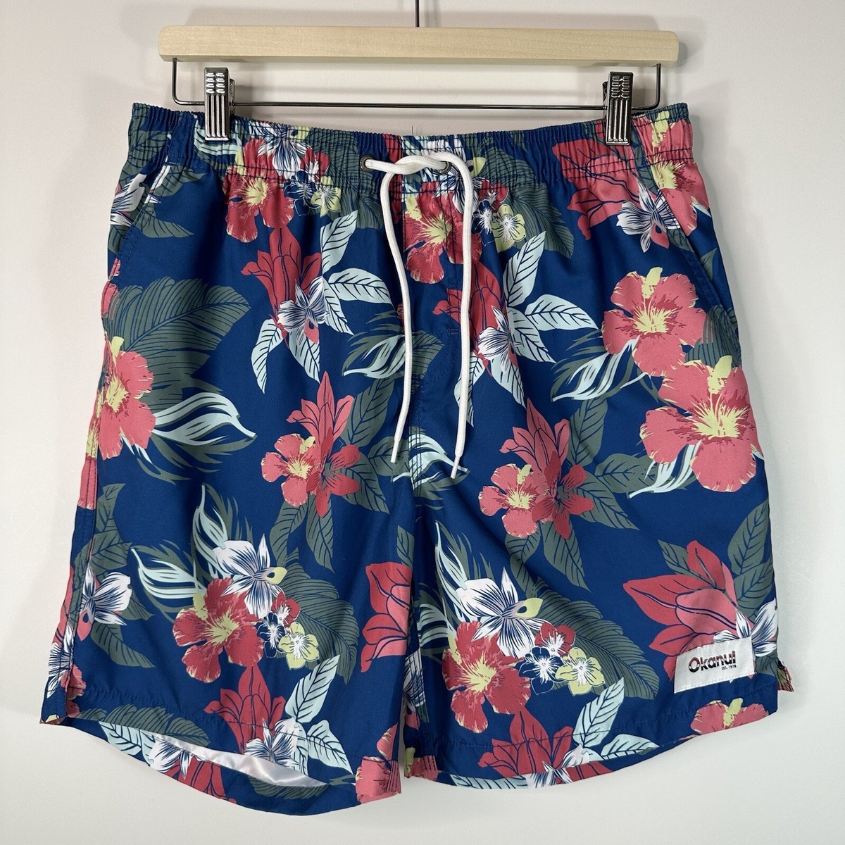 Okanui Board Shorts Swim Floral Tropical Mens Large L | eBay Okanui Board Shorts Swim Floral Tropical Mens Large L | eBay