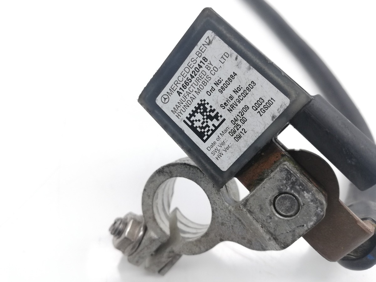 MERCEDES-BENZ E-CLASS W212 Negative Battery Cable a1665420418 2012