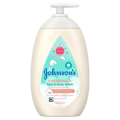 Johnson's Baby CottonTouch Face & Body Lotion, 500ml (16.9 oz)