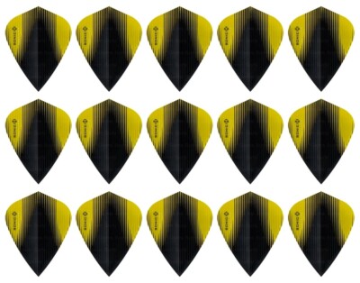5 New Sets Harrows Sonic X Kite Dart Flights   Ships w/ Tracking - Yellow