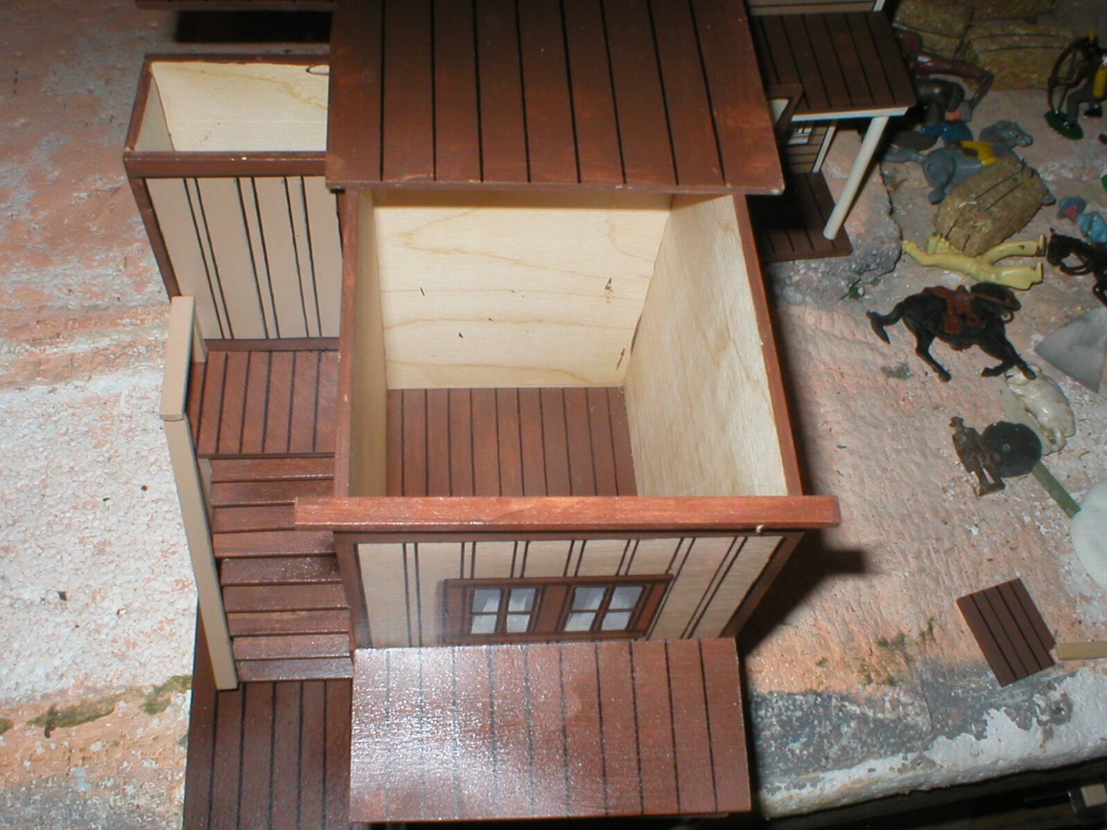 WESTERN PLAYSET GUNSMOKE DOC ADAMS BUILDING SAME SCALE AS MARX eBay