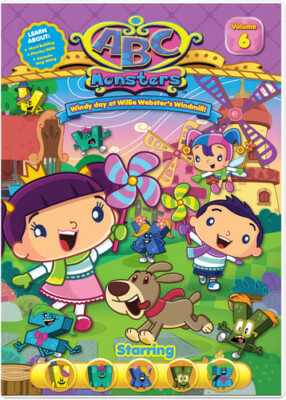NEW SEALED DVD: ABC Monsters - Windy day at Willie Webster's Windmill 