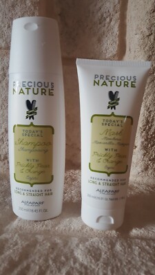 Alfaparf Precious Nature Prickly Pear & Orange Shampoo, 8.45oz & Mask 6.91oz