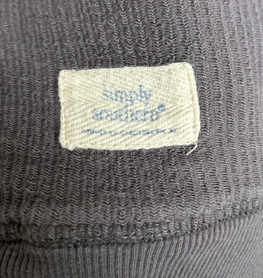 Sudadera Simply Southern Acanalada Mezcla Algodón Talla 2XL Franela Temática Otoño, Usada en Excelente Condición Foto 3 de 4