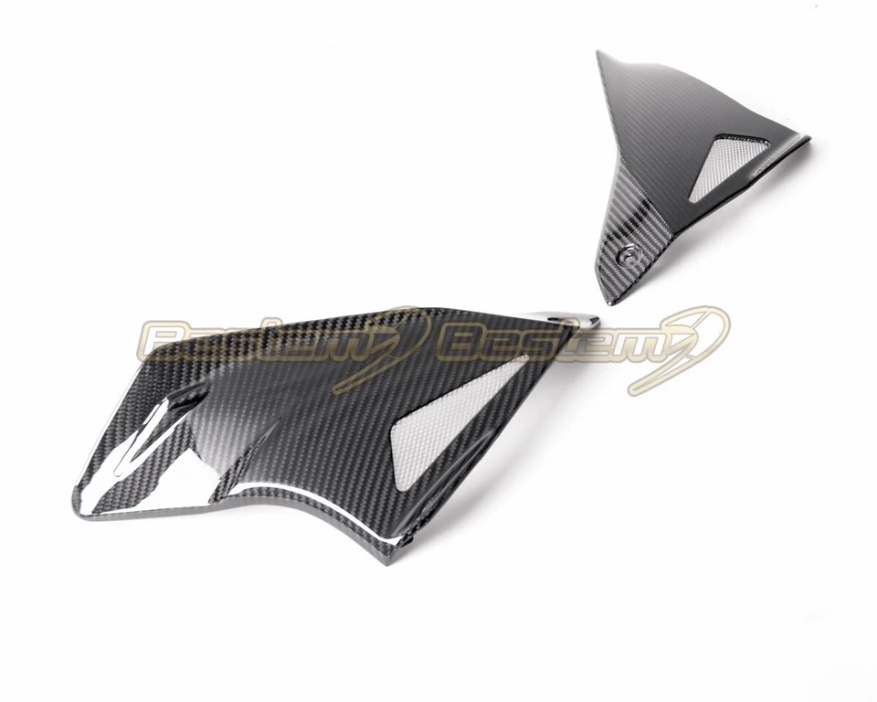 Yamaha FZ10 MT10 2016 paneles laterales de fibra de carbono carenado sarga Foto 4 de 4