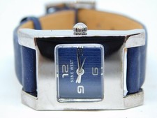 Nine West 9W/1023 Blue Tone Quartz Analog Women's Watch New Battery