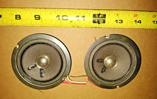 25CC90 PAIR OF AIWA SPEAKERS, SOUND GREAT, 87-NS7-610-11, 3" DIAMETER, 1" DEEP