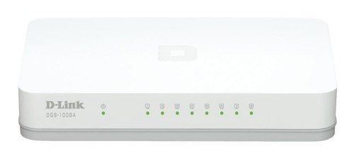 D-LINK 8-Port Gigabit Desktop Home or Office 1000Mbps Switch Energy Efficient - Picture 3 of 4