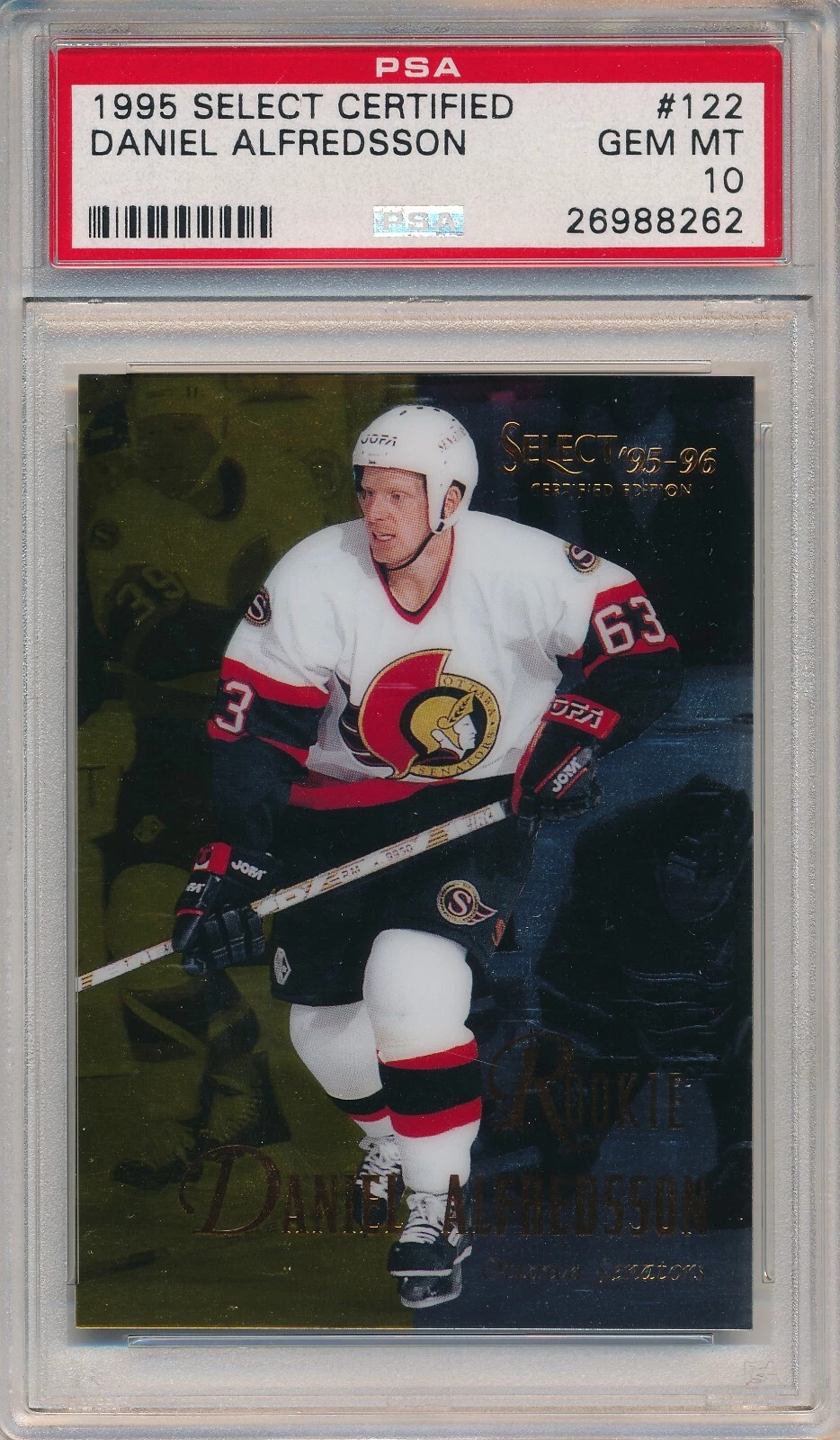 Daniel Alfredsson trading card