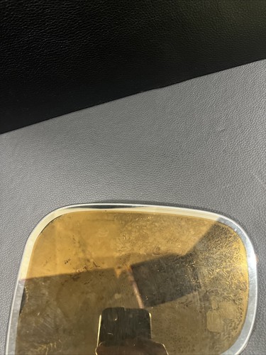 OEM JAGUAR XF XJ XE I-Pace LEFT AUTO DIM MIRROR GLASS BLIND SPOT (Damaged) - Picture 10 of 11
