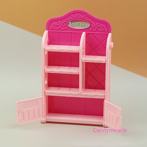 1:12 Maßstab Puppenhaus Miniatur Esszimmerschrank Regal Küche Kunststoff Möbel - Bild 2 von 4