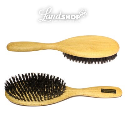 Haarbürste Mit Naturborsten Aus Bambus – Inkl. 4 Wechselborsten, Schonende Kopfhaut-Massage, Für Alle Haartypen