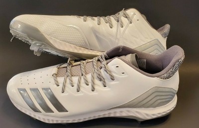 Adidas SPG 753001 Men's Baseball/Softball Cleats White & Gray Size 16 US | eBay