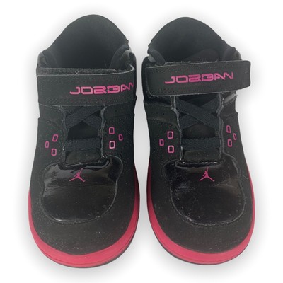 black and pink jordans 23