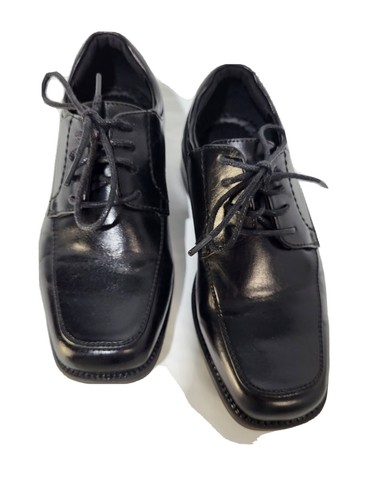 Robert David Black Dress Shoes for kids 
