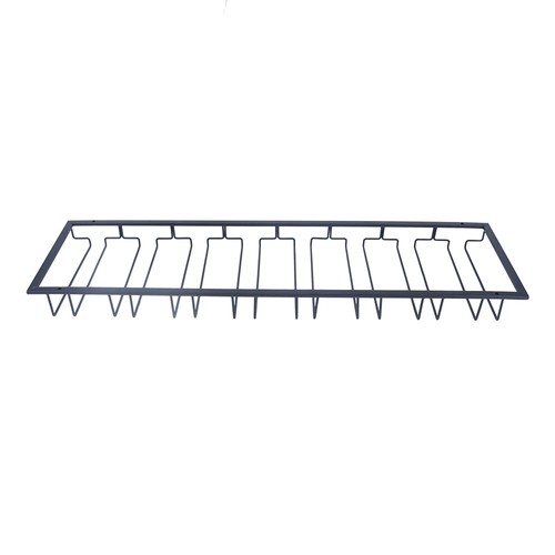 Bar Accessories Wall Mounted for Home Pub Shelf Wine Glass Rack with Fasteners - Picture 5 of 10