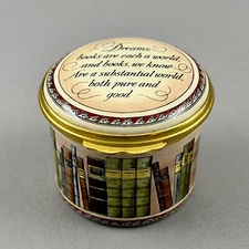 Halcyon Days Books William Wordsworth Sonnet 1807 Pill Trinket Box England