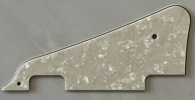Custom For Gibson Epiphone Les Paul LP P90 Guitar Pickguard Ivory White Pearl