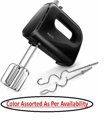 Philips Hand Mixer 5 Speeds & Stainless Steel Strip Beaters Powerful 300 W Motor