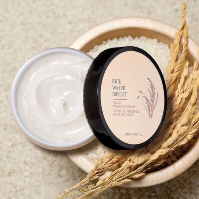 Avon The Face Shop Rice Water Bright FACIAL MASSAGE CREAM 6.7oz ~ NIB~ FAST SHIP