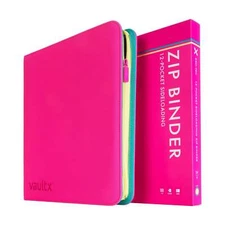 NEW Pokemon Journey Together VaultX SV9 First Edition 12 Pocket Zip Binder