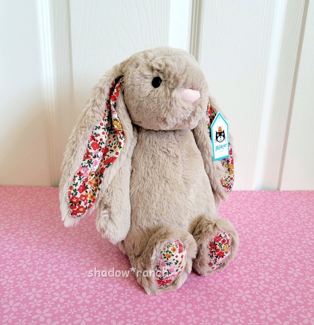 Jellycat BLOSSOM POSY BUNNY [MEDIUM] Soft 12" Bashful Floral Plush
