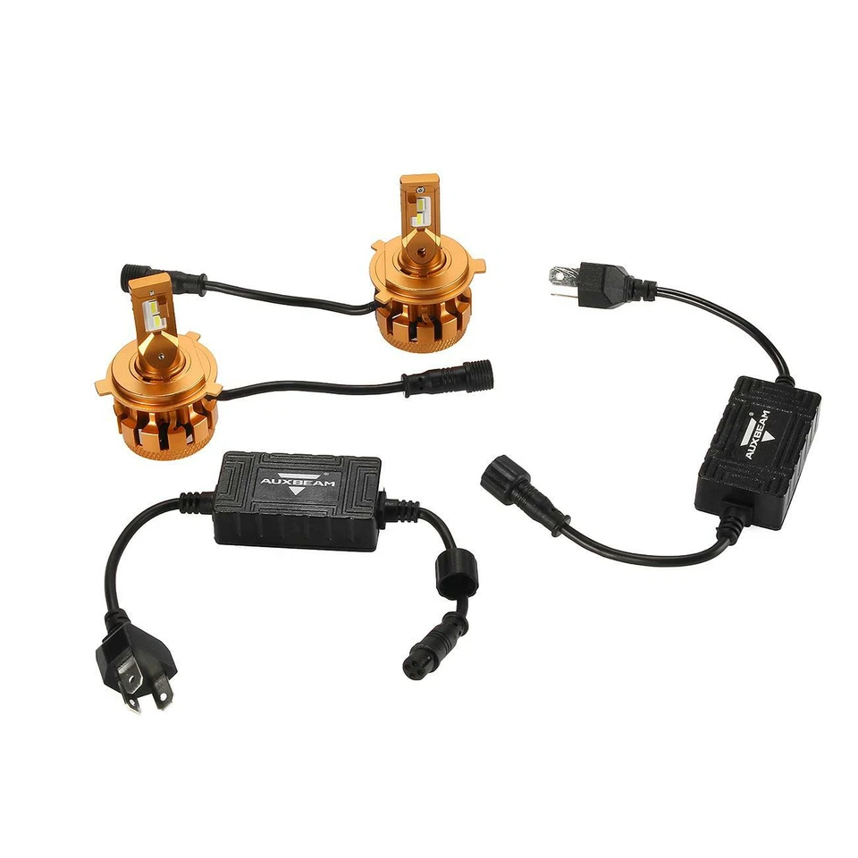 Fit for Hyundai Tucson 2005-2013 AUXBEAM Canbus LED Headlight Bulb 9003 H4 6000K - Image 2 of 4